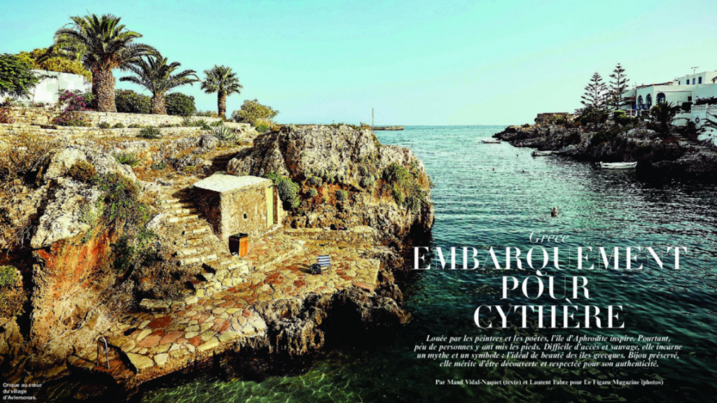 Le Figaro magazine – Embarquement pour Cythere