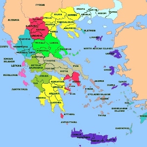 Map of Greece - Xenonas Fos ke Choros - a Greek island Xenonas Fos ke ...