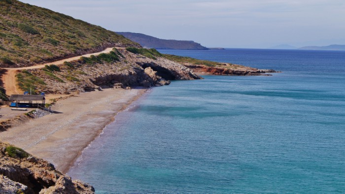 Stranden van Kythira - Agia Pelagia - Lagada beach Stranden van Kythira - Agia Pelagia - Lagada beach